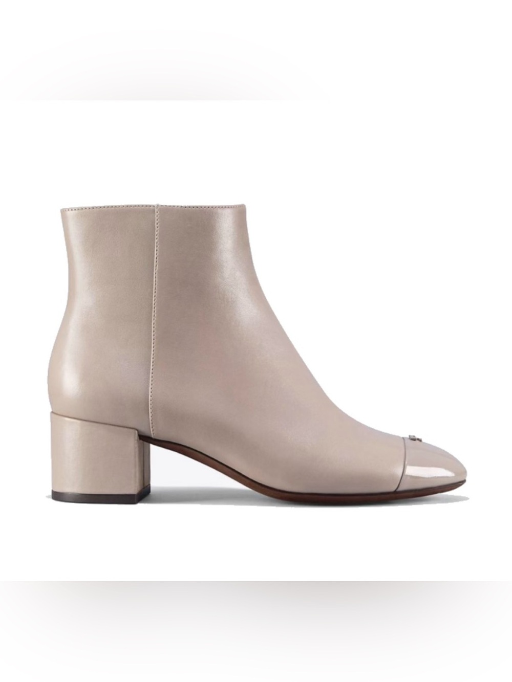 Tory Burch VGUC Shelby 50mm Dust Storm Leather Ankle Booties 8